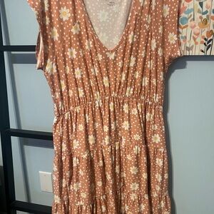 Floral V-Neck Dress